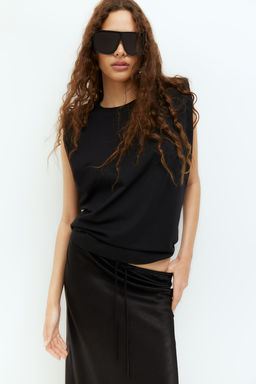 Falda de saten con cordon de ajuste - H&m фото 2