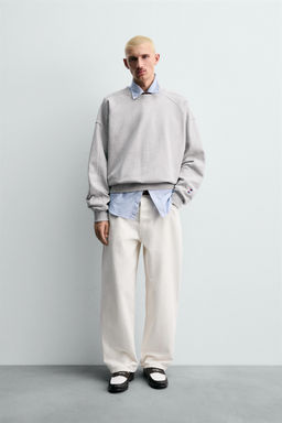 CHAMPION ® X ZARA PATCH CREW NECK SWEATSHIRT