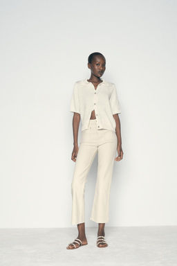 Z1975 HIGH-WAIST MINI FLARE JEANS - Zara фото 10