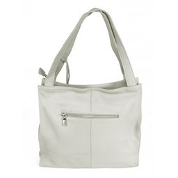 Сумка женская натуральная кожа JRP-3173-9, 1отд+карм/пер, 2плеч/ремня, св.серый 264356 - Adelia фото 2