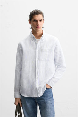 COTTON - LINEN SHIRT - Zara фото 34