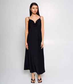 Платье #БШ2419, чёрный