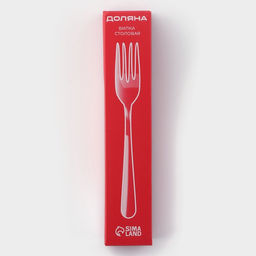 Цена за 6 шт. Вилка столовая из нержавеющей стали Доляна Оптима, длина 17,8 см, толщина 1,2 мм  фото 10