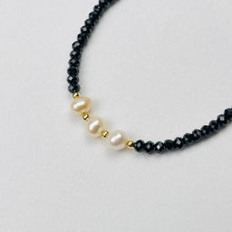 Браслет из Шпинели и Жемчуга - Радуга самоцветов фото 3