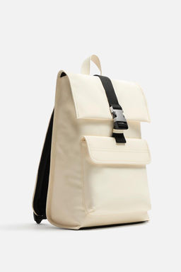 RUBBERISED BACKPACK WITH FLAP - Zara фото 24