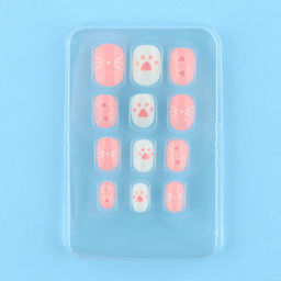 Детские накладные ногти «Милый котенок», 12 шт