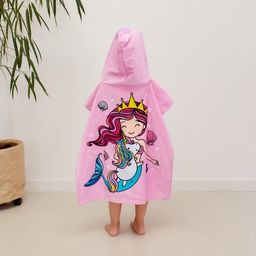 Полотенце-пончо детское махровое Крошка Я Русалочка 60х120см, 100% хлопок, 300гр/м2  фото 16