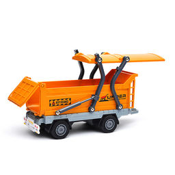Машина "Асфальтоукладчик" с прицепом (свет,звук) в коробке