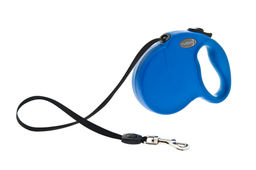 ВИА Рулетка-ремень для собак до 50кг, 5м, синяя WRAP EXTENDABLE LEASH L 5MT-50KG BLUE WRAP4-B WRAP4-B