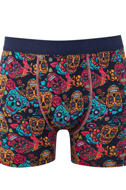 Siyah Desenli Pamuklu Likral? 3lu Boxer TMNAW26BX00000 - Trendyolmilla фото 18