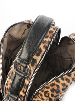 LACCOMA рюкзак Лилу-леопард рыжий эко кожа хлопок  фото 5