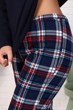 Костюм с брюками, футер с начесом, Flowers (876-1) - Плиона фото 15