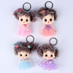 Брелок Куколка с двумя хвостиками, 9 см - Simaland фото 5