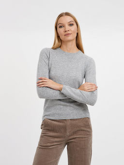 джемпер женский из шерсти с добавлением люрекса - Glenfield фото 3