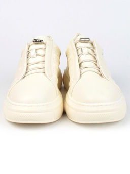 05-PDL256-2 LT. BEIGE Кроссовки женские (натуральная кожа)