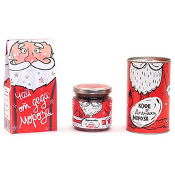 Подарочный набор из 3 продуктов Посылка от Деда Мороза - Фуд сторис фото 3