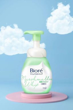 Очищающий мусс для умывания против акне, 150 мл Biore  фото 5