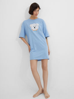 Сорочка ночная женская с надписью a pet in my heart - Mark formelle фото 4