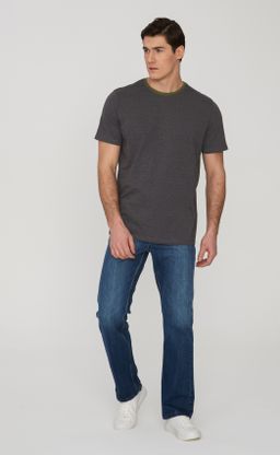 Футболка F011-0600 d.grey melange - Fine joyce фото 3