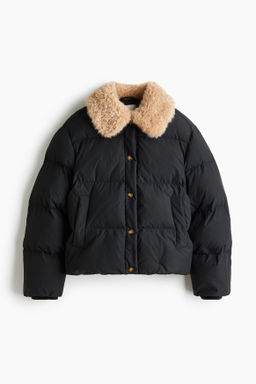 Chaqueta acolchada con cuello