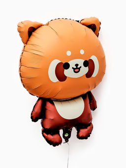 Цена за 2 шт. Воздушный шар фольгированный 27" «Красная панда»