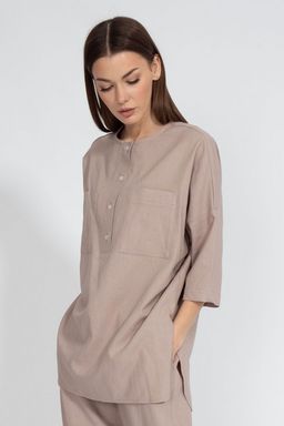 Льняная рубашка 4081