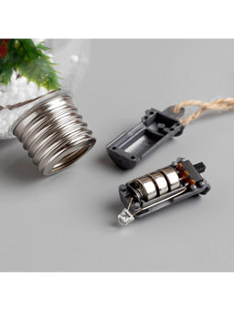 Ёлочный шар Ветка ели, 1 LED, от батареек, свечение тёплое белое - Luazon lighting фото 10