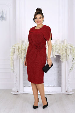 Платье Ninele 7524 красный  фото 8