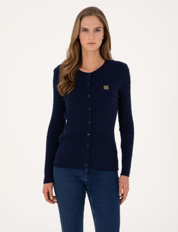 Lacivert Ex. Slim Fit Triko H_rka