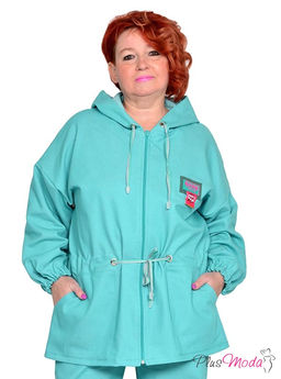 Жакет-парка Модель №1908 размеры 44-84 - Plusmoda фото 8