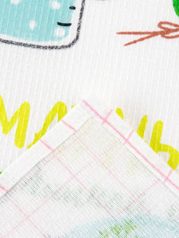 Набор кухонных полотенец Доляна Ароматный чай, 35?60 см-2 шт., 100% хлопок, вафля 160 г/м?