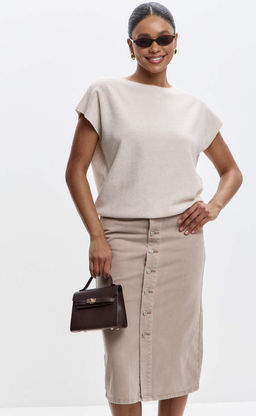 Джемпер к/р F612-1556 l.beige - Fine joyce фото 5