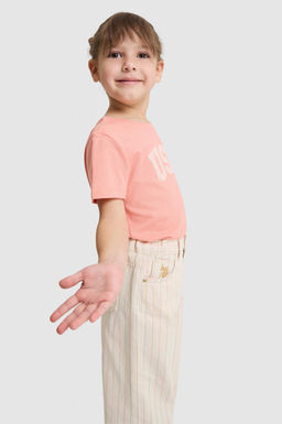 K_z _ocuk Somon Fit Bisiklet Yaka Basic Ti__rt - U.s. polo assn фото 3