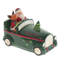 Конфетница "Санта",, 1500 мл, L25 W16 H16 см