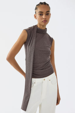 Top con cuello fular - H&m фото 3
