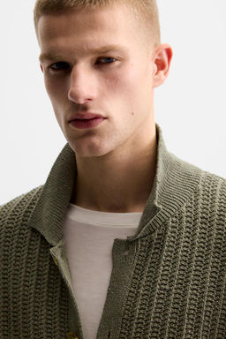 TEXTURED KNIT SHIRT - Zara фото 7