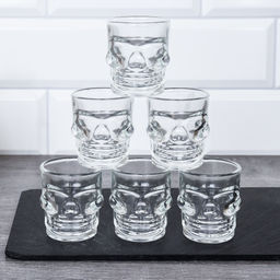 Стопка 6 штук 50 мл Череп / DF-3697 /уп 24/ - Галеонтрейд фото 2