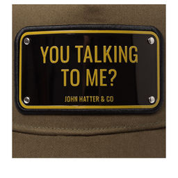Бейсболка JOHN HATTER арт. 1-1021-U00 You Talking To Me? (оливковый)  фото 4
