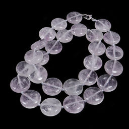 Бусы из камня Флюорит 15мм-46см привлекают энергии изобилия, везения и процветания