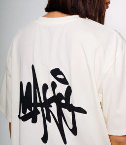 Футболка #КТ04302, кремовый