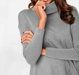 Пуловер, серый - Patrizia dini фото 6