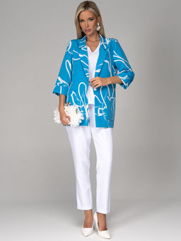 Пиджак Шерри (голубой) - Эльза фото 4