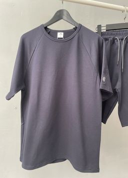 228 Костюм мужской с шортами, т.синий - Knitka wear фото 8