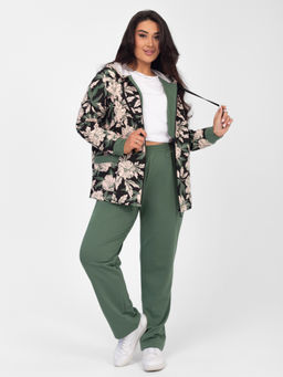 Костюм женский футер с лайкрой "ДОРИС" ОЛИВА