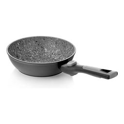 Сковорода глубокая со съёмной ручкой Walmer Bastion, 20 см, цвет серый
