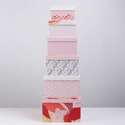 Набор подарочных коробок 6 в 1 Love, 20 х 12.5 х 7.5 32.5 х 20 х 12.5 см - Дарите счастье фото 2