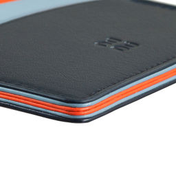 Итальянский кожаный кардхолдер DuDu серии Boracay | морской