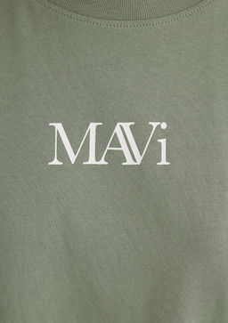 Mavi Logo Bask?l? Yesil Tisort  фото 6