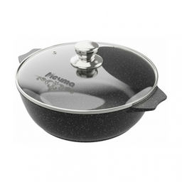 ГРАНИТ BLACK Жаровня 6,0 л, арт. 36802