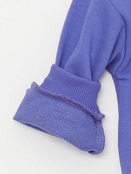 Bisiklet Yaka Uzun Kollu Bask?l? Erkek Bebek Sweatshirt - Waikiki фото 3